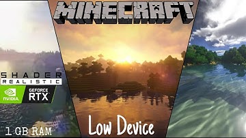 ( TOP3 ) MCPE REALISTIC SHADER *LOW DEVICES* SUPPORT 1GB RAM | NO LAG SHADERS