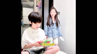 Seguro que nunca has visto unos hermanos tan unidos y cariñosos👫💕#funny #fun #happy #funnyvideo