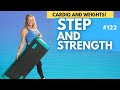 STEP AND STRENGTH 🔥 Cardio Step Aerobics with Weights 🔥