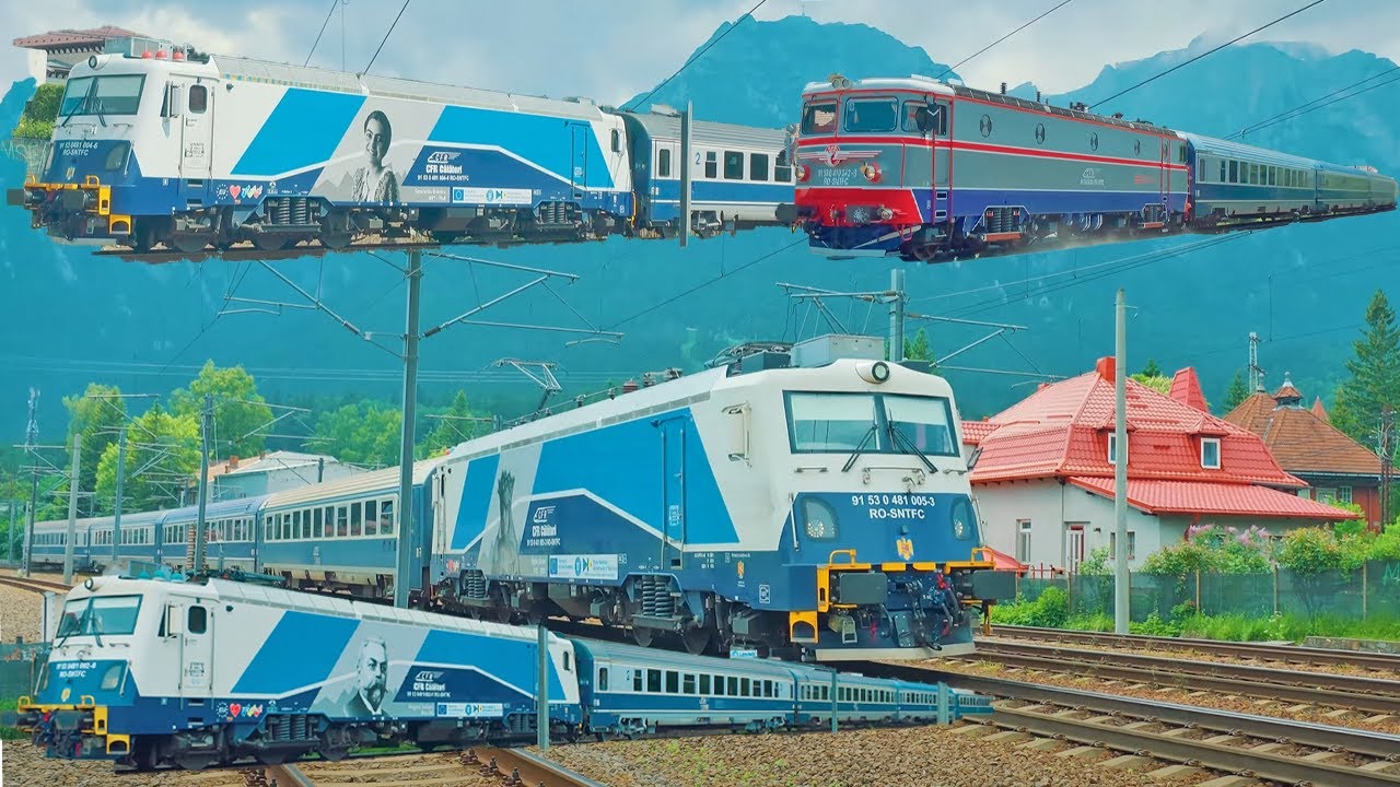 [8K] Summer Trains in Busteni | 07 - 09.06.2025
