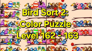 Bird Sort 2: Color Puzzle - Level 162 - 163