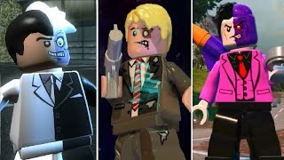 Evolution of Two-Face in LEGO DC Videogames (2008-2018)