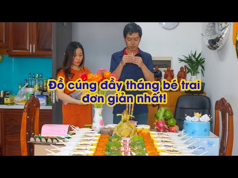 Video Đồ cúng đầy tháng bé trai - Video thực tế mâm cúng đầy... - youtube