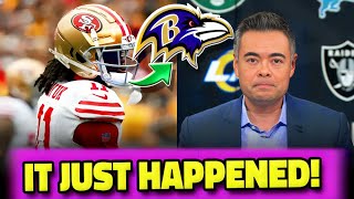 RAVENS ARE ABOUT TO ADD 49ERS WIDE RECEIVER PLAYER!RAVENS NEWS TODAY