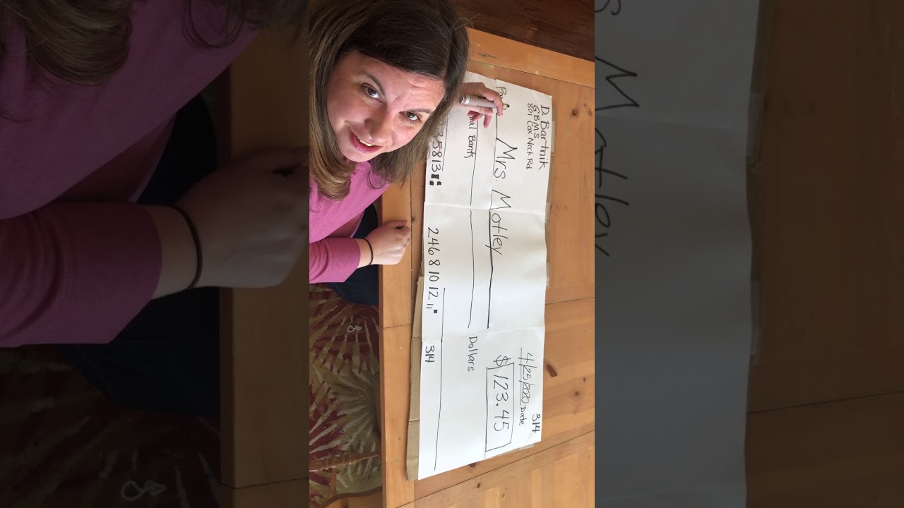 How to Write a Check - YouTube