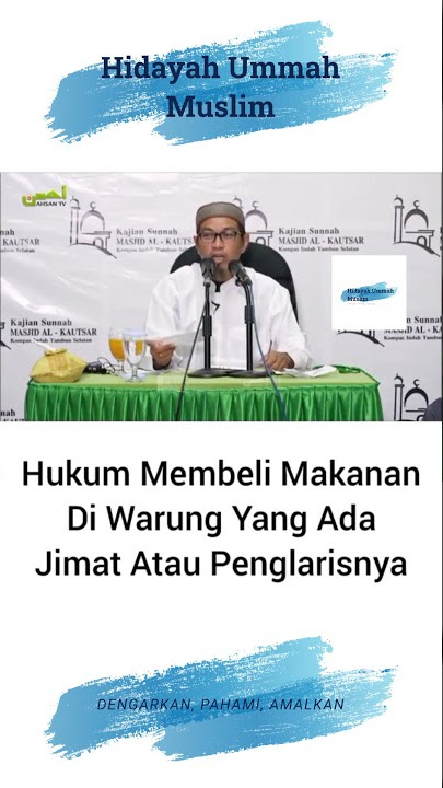 Hukum Membeli Makanan Di Warung Yang Ada Penglarisnya - Ust. Abu Zubar Al Hawary #shorts