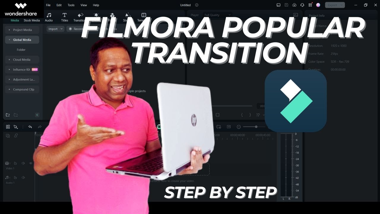 How to Add Video Transitions in Filmora (EASY) - YouTube