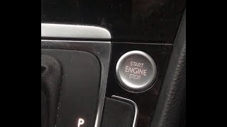 VW Golf mk7 facelift pulsating engine start stop button obdeleven