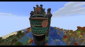 The Colony: Minecraft "When Dungeons Arise" mod Mining Complex structure retrofit.