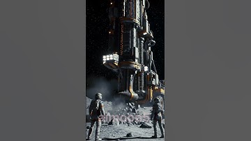 #Lunar# Tunnel Boring Machine# Construction# on the Moon Surface#ai #