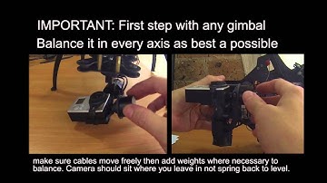 dys smart3 3 axis gimbal performance tips part 1