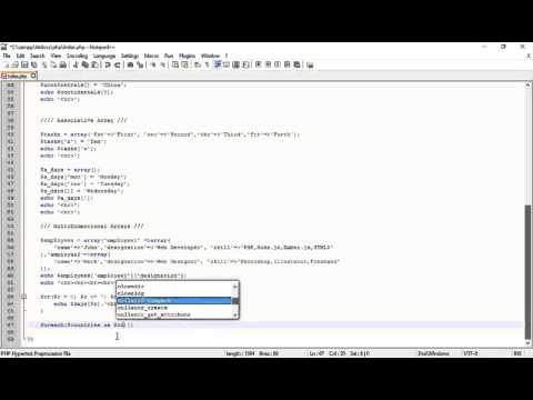 PHP With Bootstrap3 Tutorial | Foreach Loop for Printing Complete Array on PHP Part 37