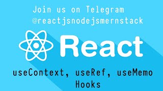 React Project Based Free Live Training #04 | useContext, useRef, useMemo Hooks