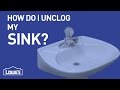 How Do I Unclog My Sink? | DIY Basics