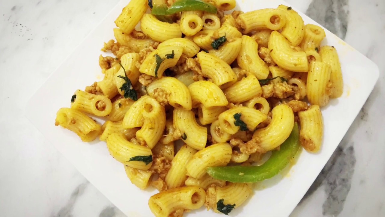 QUICK & DELICIOUS CHICKEN MACARONI PASTA RECIPE - YouTube