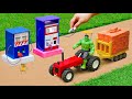diy mini truck making pulling brick carts Go get gas science project @sanocreator