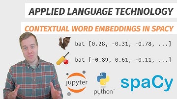 Contextual word embeddings in spaCy