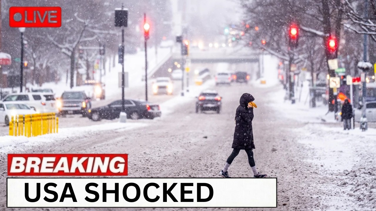 Massive Winter Storm Slams USA — Millions Brace for Historic Snow - YouTube