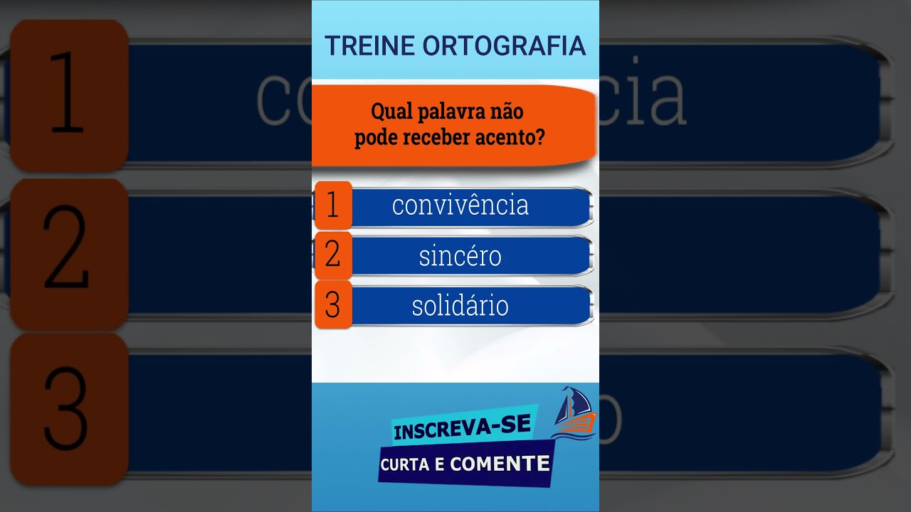 Tem ou não tem acento? um jogo para treinar o novo acordo ortográfico