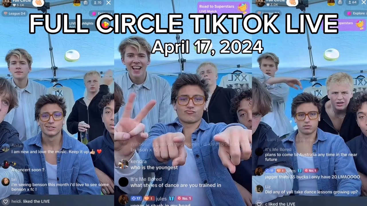 Full Circle TikTok live // April 17, 2024