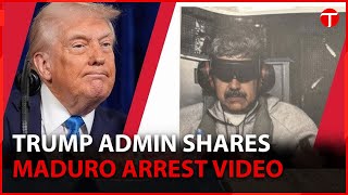 Maduro walks hallway at US drug enforcement agency following detention