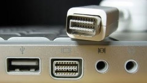 How To Connect Your iMac or MacBook (2008) To Your HD LED TV -- MINI DVI TO HDMI