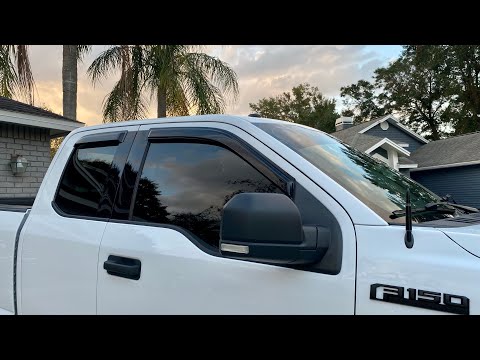 How To Install Rain Guards On A Ford F150