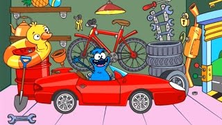 Lehrreicher Cartoon - Sammy Witzbold baut einen Sportwagen