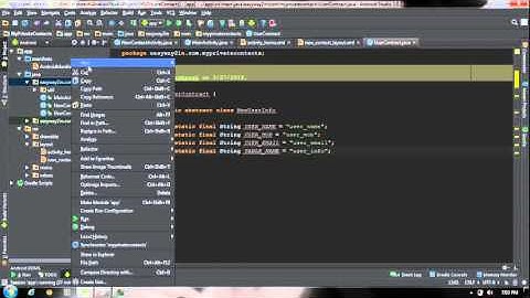 Android Studio Tutorial   32   Insert data into SQLiteDatabase