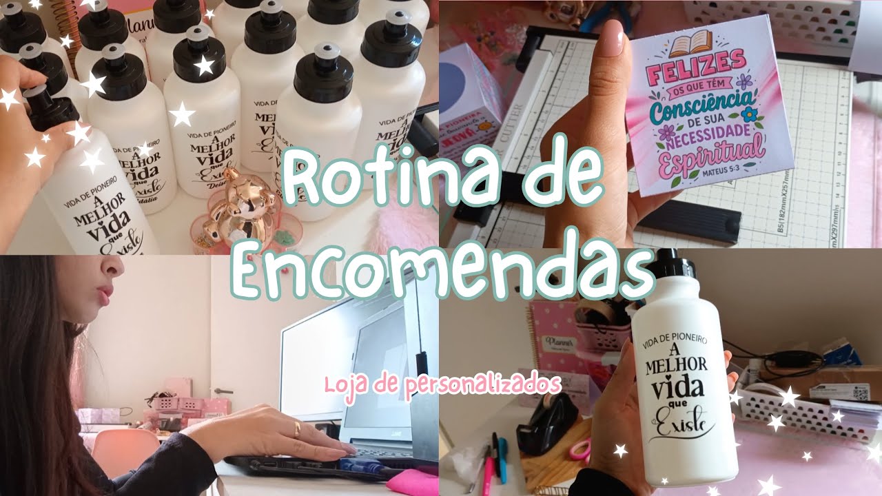 FIZ GARRAFAS PERSONALIZADAS COM DTF UV, RECEBI MAIS PEDIDOS DE CALENDÁRIOS 🩷🗓️✨ 