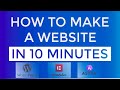 How to make a website in few minutes