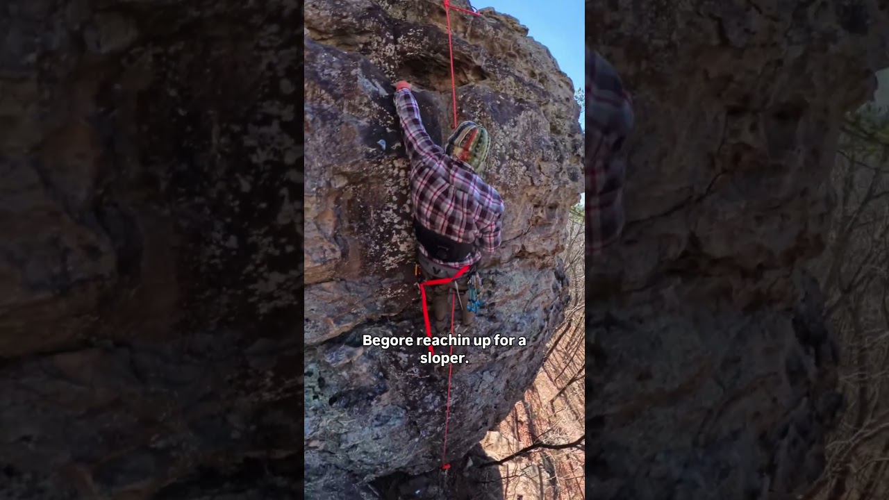 Training Day 1 for King of the Crag at Jamestown Crag .  TRS laps on Cry Me a River (5.9)