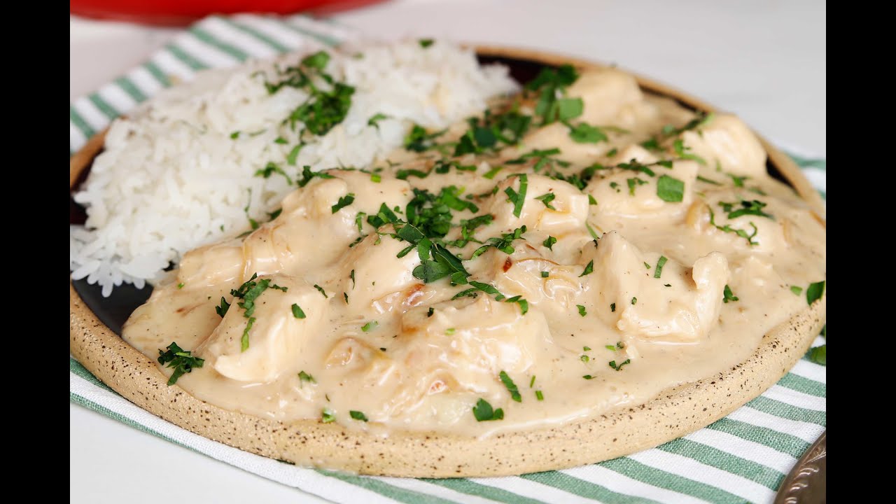 Πως να φτιάξεις κοτόπουλο αλά κρεμ λάιτ χωρίς κρέμα γάλακτος