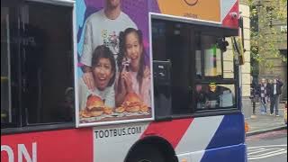 Here is the TOOT bus in London Bridge Saturday 21 December 2024