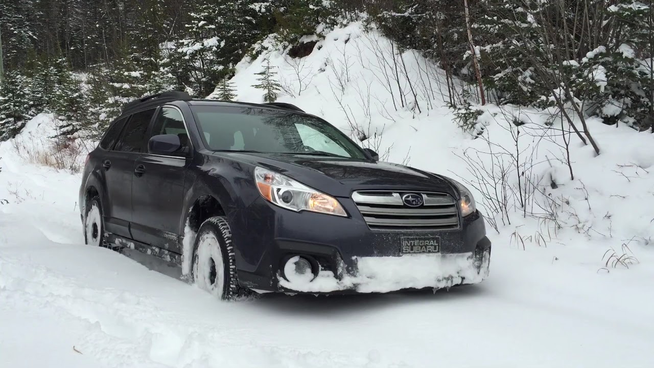Subaru Outback - Snow Test Drive - Impressive - YouTube