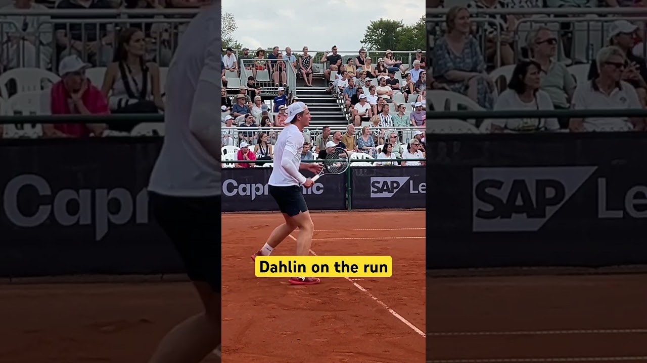 Max Dahlin on the run in Bonn Open Challenger quarter-final vs Daniel Galan #atpchallengerhighlights