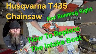 Husqvarna T435 Chainsaw Intake Boot Replacement