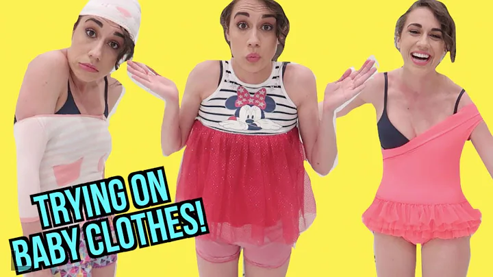 TRYING ON BABY CLOTHES!