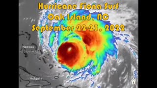 Hurricane Fiona Surf -- East Coast -- Oak Island NC
