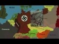 Lallemagne nazie et la marche  la guerre 19351939 carte anime