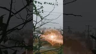 Heavy rain in Hyderabad #chill #rain #weather