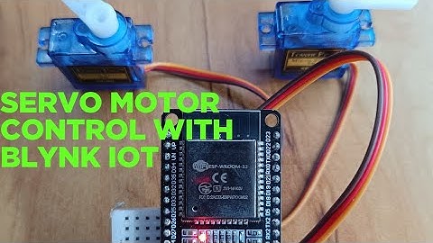 Blynk based servo motor control system #youtubevideo #servomotor