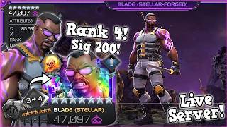 RANK 4 SIG 200 FIRST APPEARANCE STELLAR FORGED BLADE! THE WAIT IS OVER! Marvel Contest of Champions