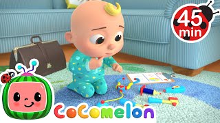 jj doctor check up song more cocomelon nursery rhymes kids songs