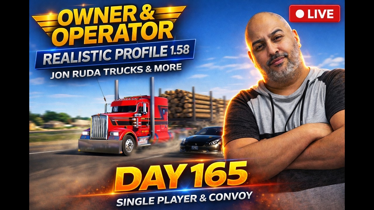 REALISTIC PROFILE DAY 165 |JON RUDA TRUCKS & MORE |POV| Go Pro HERO 8