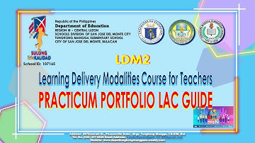 LDM2 PRACTICUM PORTFOLIO LAC GUIDE for LAC SESSIONS