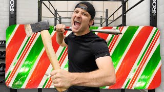 100 LAYERS OF CANDY CANES (DANGER ALERT) UNBREAKABLE WALL