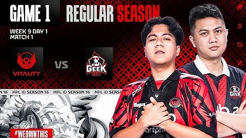 HIGHLIGHT BIGETRON BY VITALITY vs GEEK FAM ID | Regular Season Week 9 Day 1 | Game 1 | #MPLIDS16