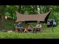 ジブリのような森へ|涼を求めて 夏キャンプ|cozy camping