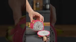 🔪 Crisp cuts, juicy vibes, and pure satisfaction. Headphones on and relax. ✨#ASMR #dragonfruit #fyp